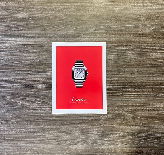 Printed Cartier brochure produced by LDM